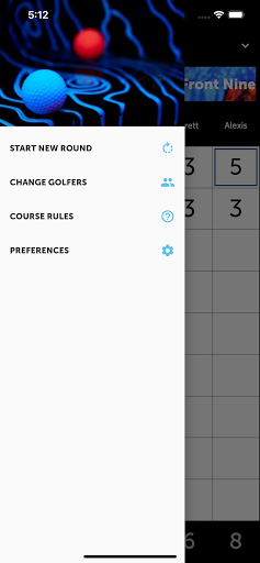 Putting Edge Scorecard Screen 2
