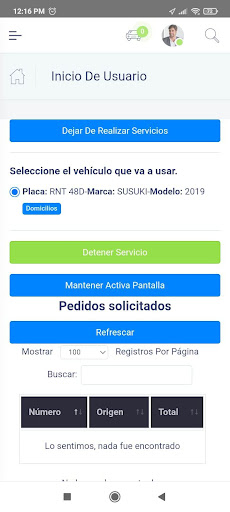 RAPPIDOAPP Screen 3