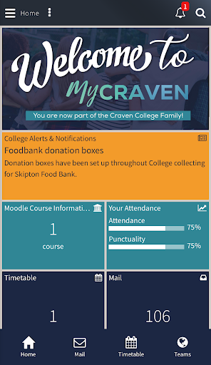 Android application MyCraven screenshort