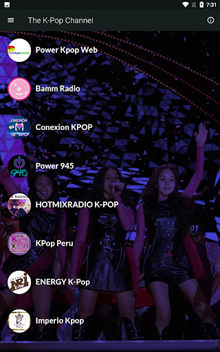Android application The K-Pop Channel - Live Radio screenshort