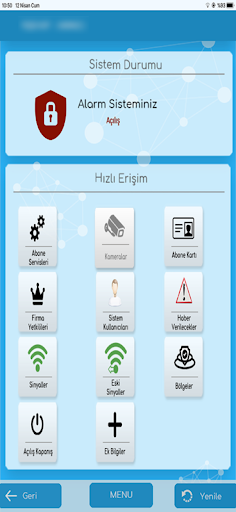 TAV Güvenlik Sinyal Takibi Screen 2