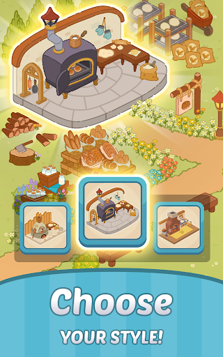 Merge Cartoon : Renovate Town - Puzzle - games