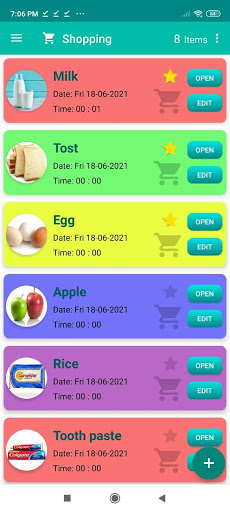 Daily Tasks List Screen 2