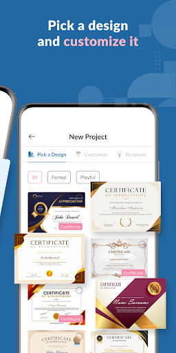 Momenial: Webinar Certificates Screen 2