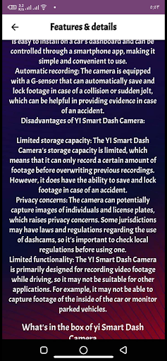 Smart Dash Camera Guide Screen 2