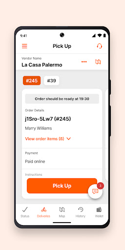 تطبيق Talabat Rider برو2