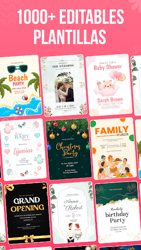 Crea Tarjetas de Invitacion screenshot 1