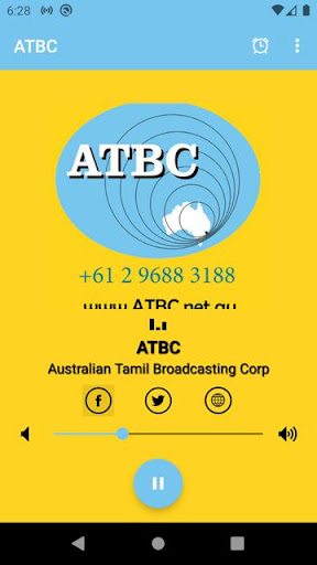Android application Australian Tamil Radio screenshort