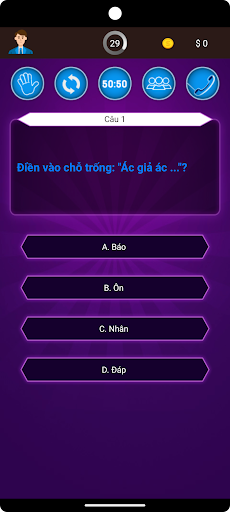Đi tìm triệu phú Screen 3