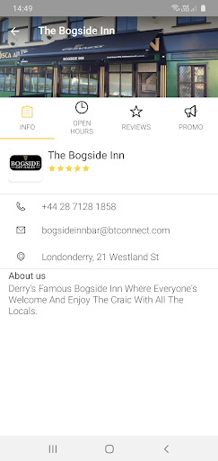 The Bogside Inn Screen 3