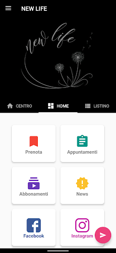 Android application New Life Centro Estetico screenshort