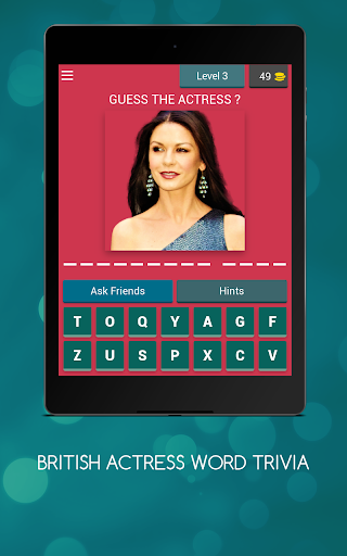 British Actress Word Trivia