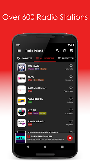 Android application Radio Poland - Live Radio App screenshort