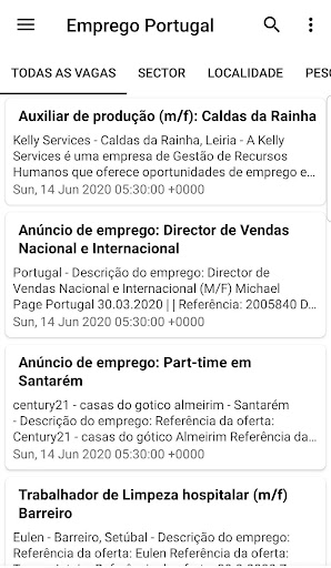 Emprego Portugal Screen 2