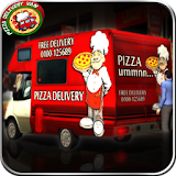 Pizza Van Delivery Service 3D icon