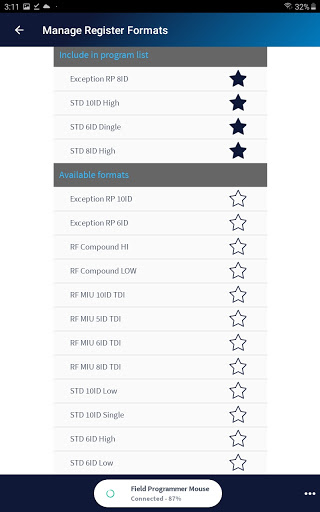 Neptune 360 Field Manager Screen 2