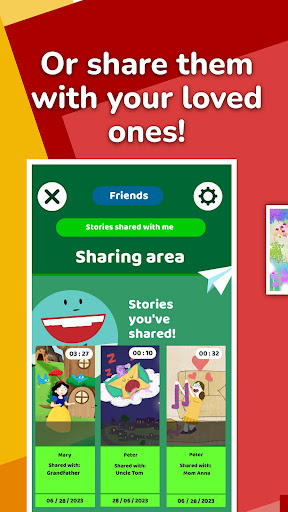 Screenshot of Inventeca: kids' storytelling