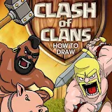 Draw Battle Clash of Clans icon
