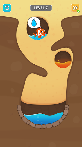 Android application Feed The Animals-Pull Pin Save screenshort