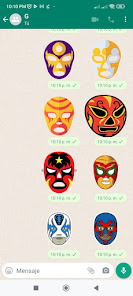 Screenshot 5 Stickers de la lucha libre android