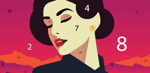 Adult Coloring Book: By Number