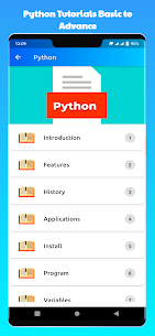 PythonDev PRO – Learn Python Programming Tutorials (MOD APK, Paid) v0.1.0 1