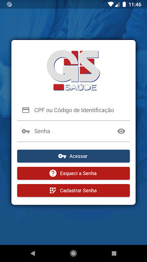 Android application GS Saúde screenshort