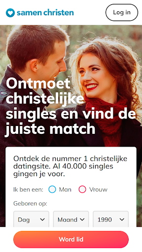 Android application SamenChristen dating screenshort