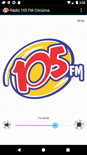 Android application Rádio 105 FM Criciúma screenshort