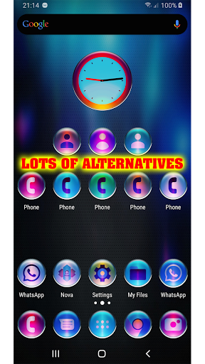 Colorful Pixl Glass Icon Pack Screen 3