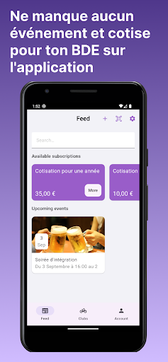 Aperçu de l'application