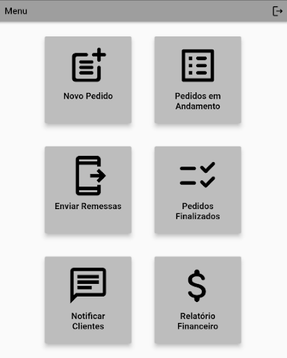 Android application Pedidos Naturin screenshort