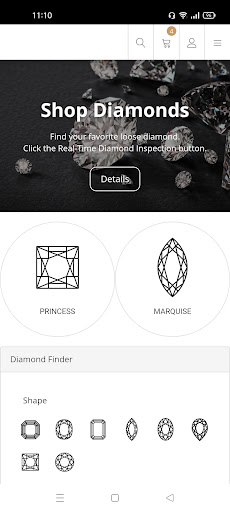 Android application Diamond Market screenshort