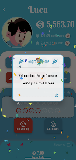 KidsWallet Screen 2