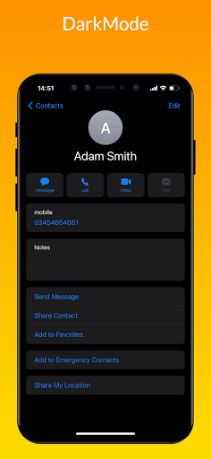 تطبيق iContacts – iOS 16 Contacts برو3
