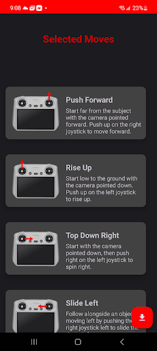 Drone Moves Screen 3