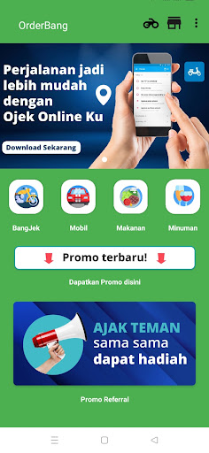 Android application OrderBang screenshort