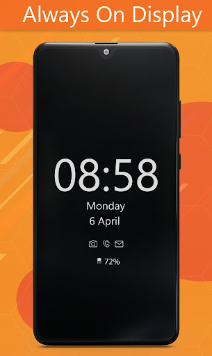 Always On Display Clock Amoled Screen 2