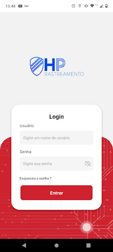 Android application HP Rastreamento screenshort