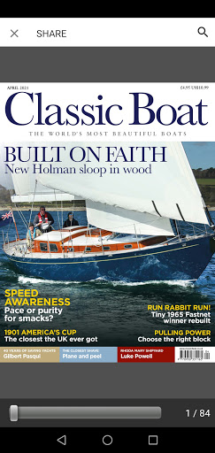 Android application Classic Boat Magazine screenshort