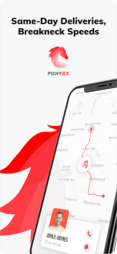 Android application PonyEx: Same-Day Local Deliver screenshort