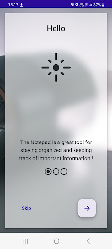 Notepad Screen 3