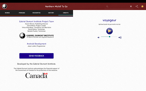 Northern Michif To Go Screenshot