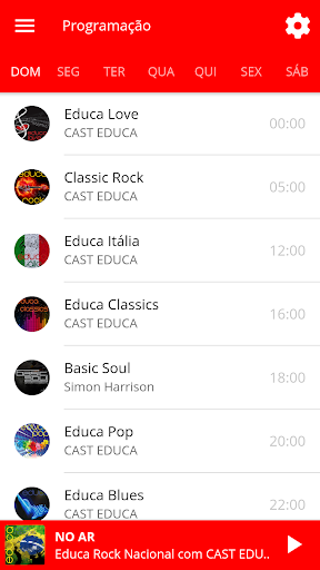 Educa Web Radio Screen 2