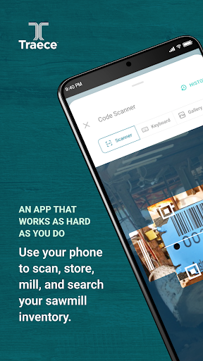 Android application Traece Field App screenshort