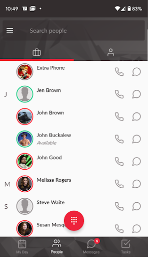 Android application Fusion Mobile screenshort