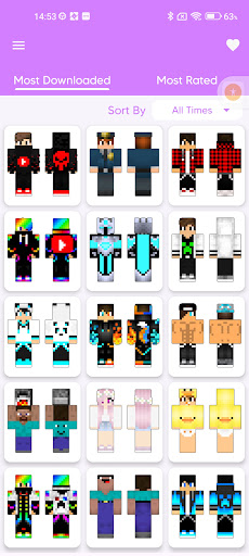 Android application Boy Skin for Minecraft screenshort