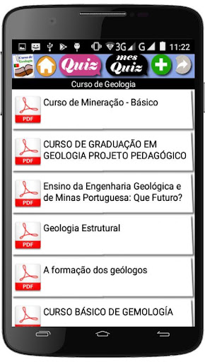 Curso de Geologia (português) Screen 3