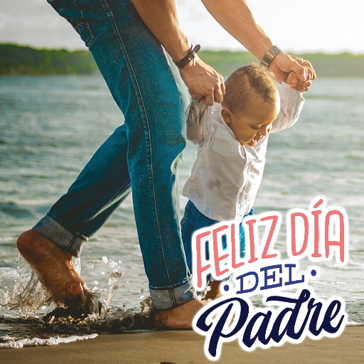 Feliz día de los padres logo