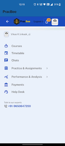 PracBee: JEE/NEET Personalized Screen 3